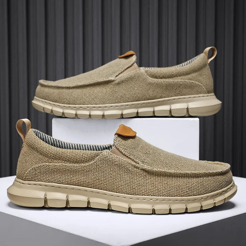 Caleb - Canvas Slip-On Loafers - view 4
