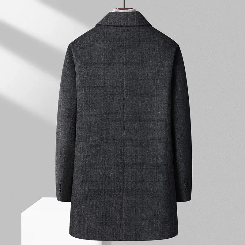 Xavier | Button-Up Wool Coat - view 4