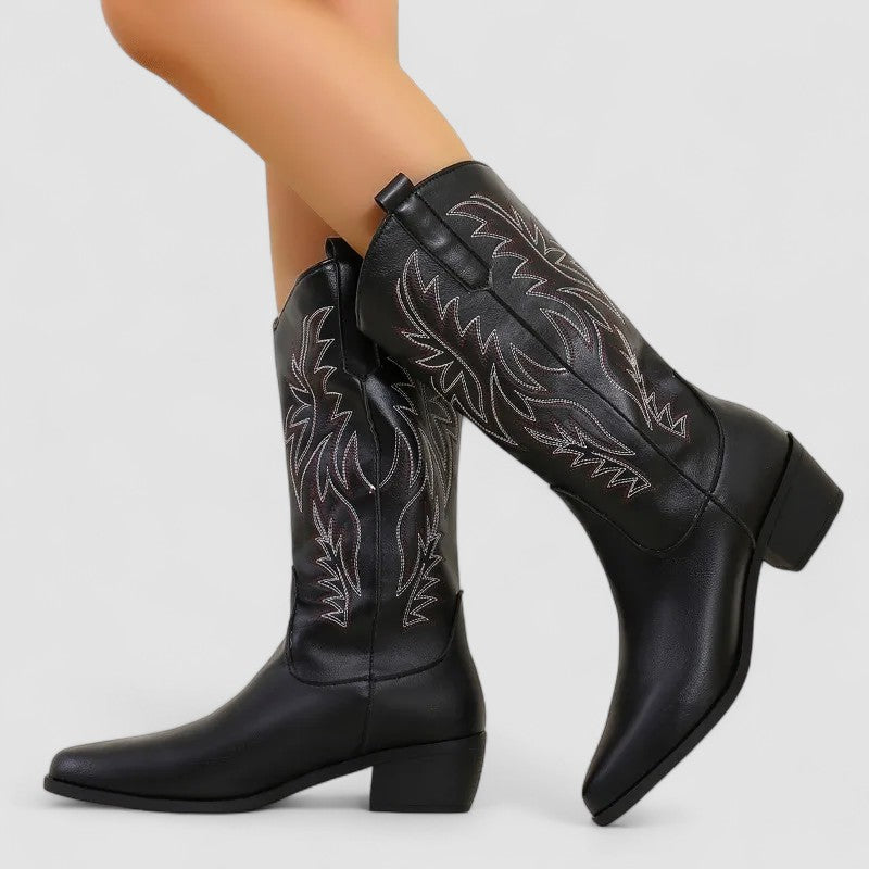Claire - Classic Arch-Support Cowboy Boots