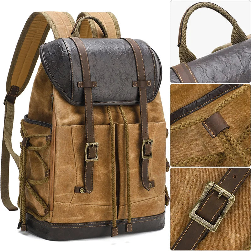 Scott - Reinforced Canvas Backpack - view 5