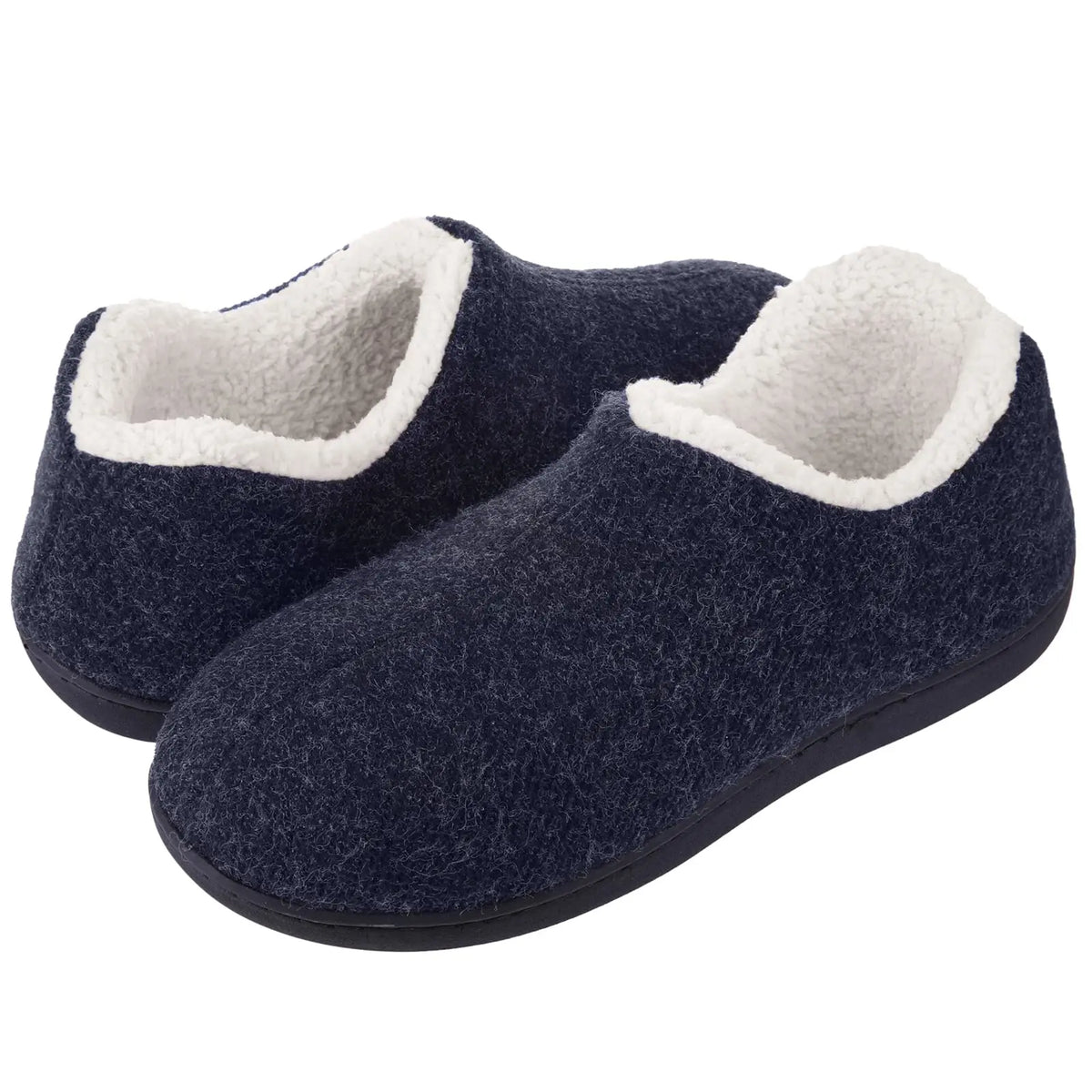 Brianna - Sherpa-Lined Knit Slippers