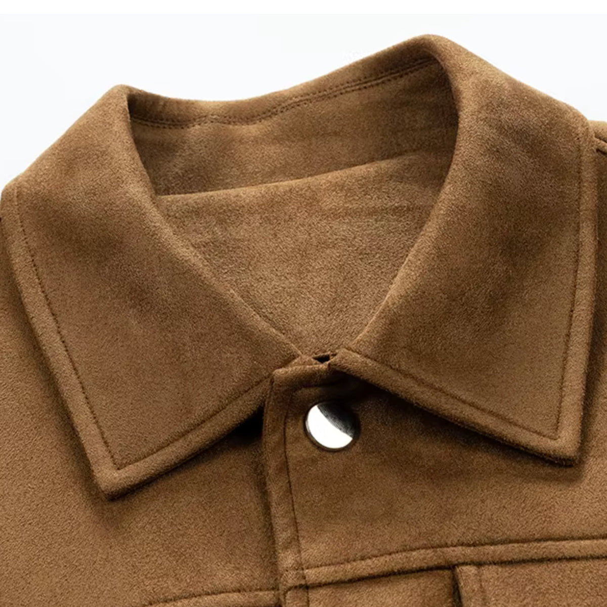Tobias | Suede Trucker Jacket - view 7