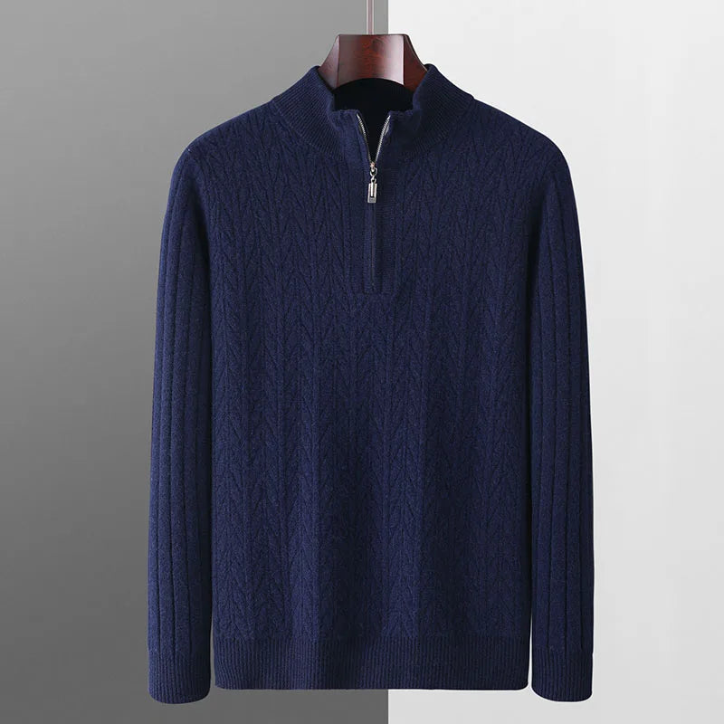 Elias | Slim Cashmere Blend Sweater - view 5