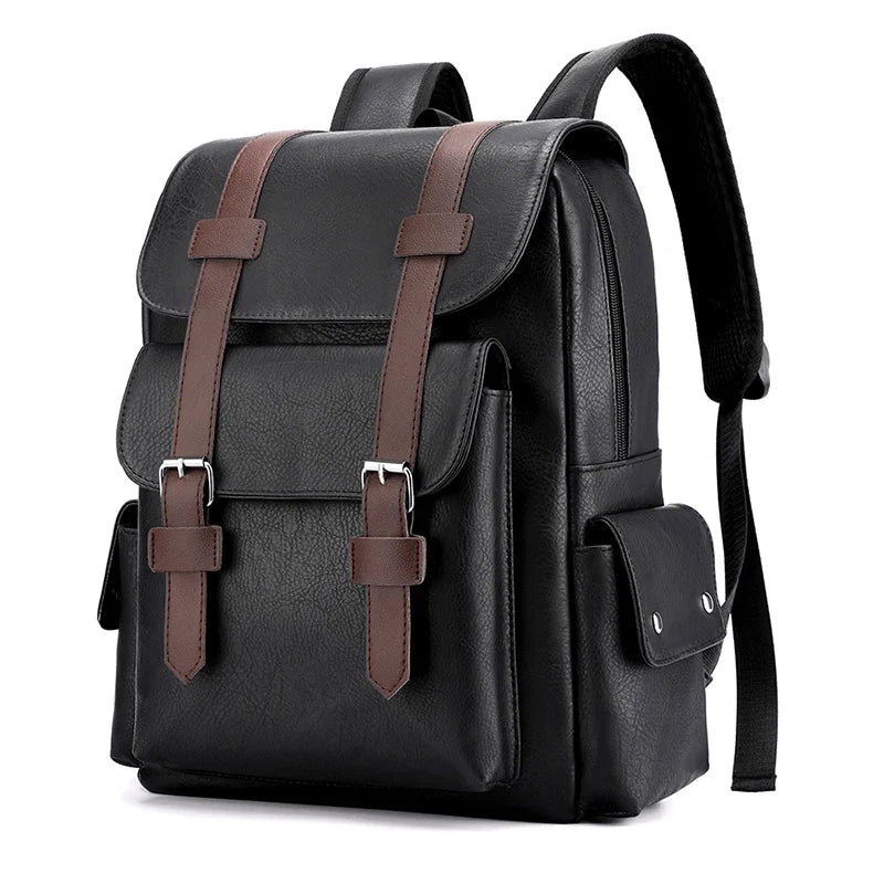 Simon - Structured Leather Backpack