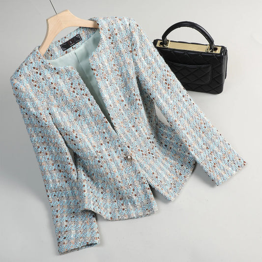 Sylvie - Textured Tweed Blazer