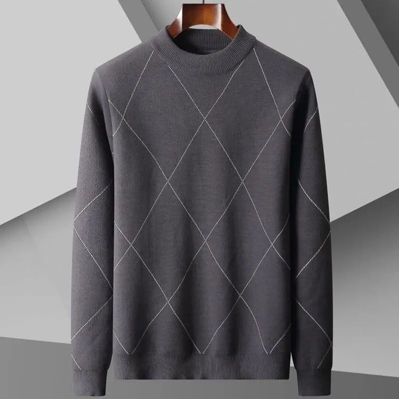 Quentin | Diamond-Knit Cashmere Sweater - view 5