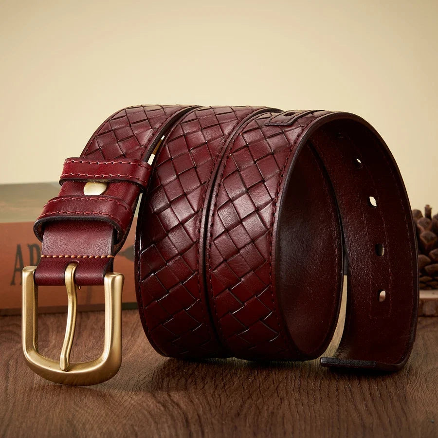 Russell - Braided Leather Belt - view 3