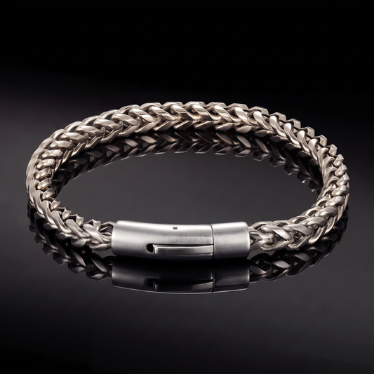 Vincent - Stainless Steel Chainlink Bracelet - view 2