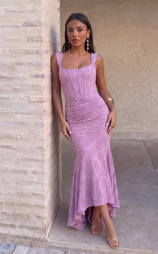 Juliette - Asymmetric Chiffon Cocktail Dress
