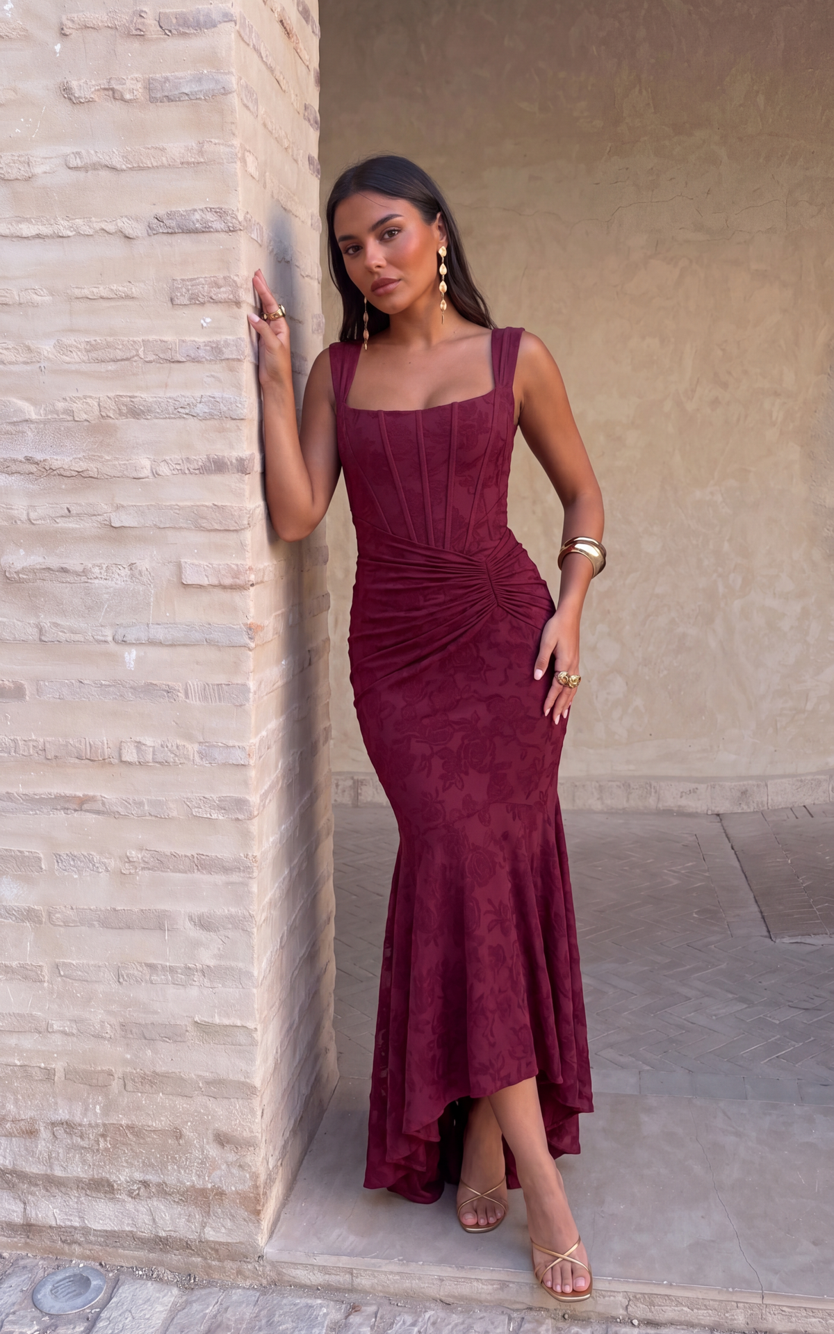 Juliette - Asymmetric Chiffon Cocktail Dress