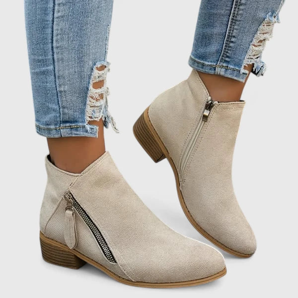 Juniper - Zip Arch-Support Ankle Boots