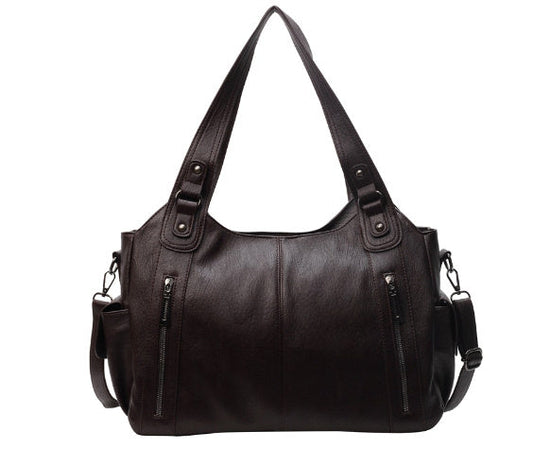 Rae - Classic Leather Handbag