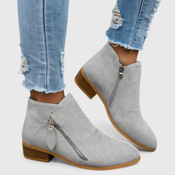 Juniper - Zip Arch-Support Ankle Boots