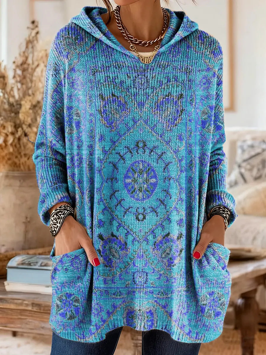 Isla - Cozy Hooded Knit - view 10