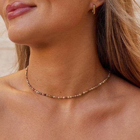 Lily - Natural Stone Beaded Necklace