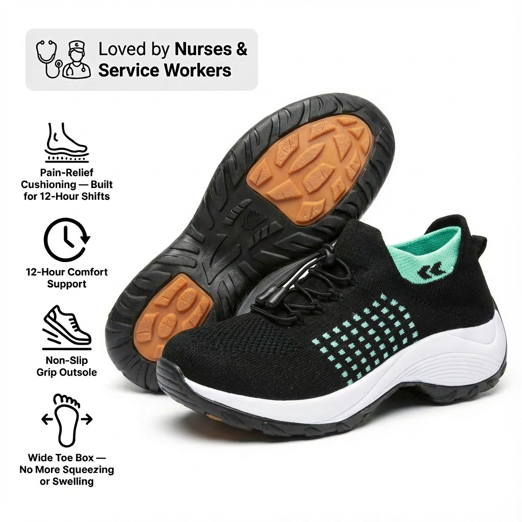 Air-Cushioned 12-Hour Shift Shoes
