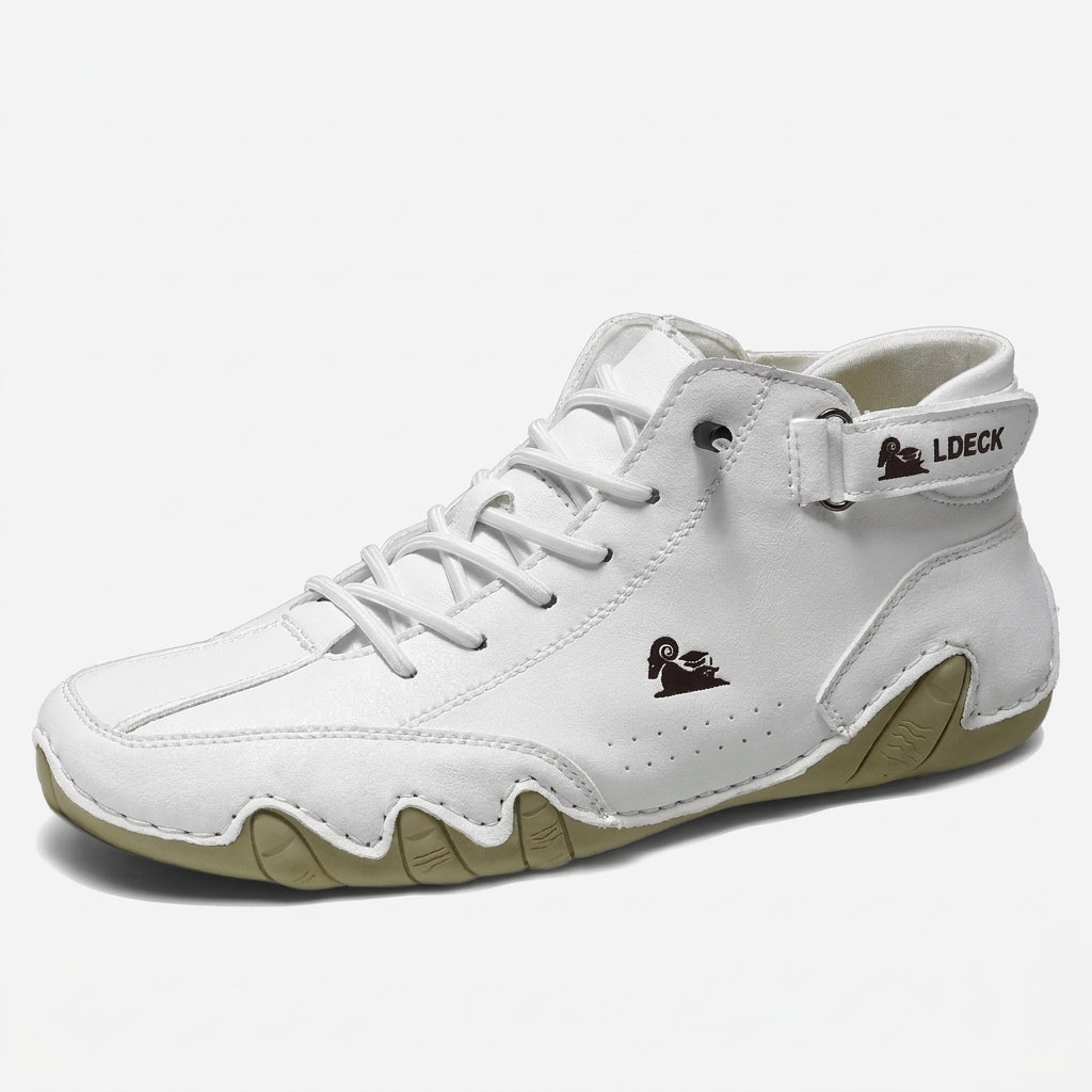 Courtney - Barefoot High-Top Sneakers in White