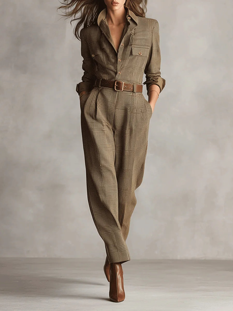 Célia - Belted Wide-Leg Jumpsuit