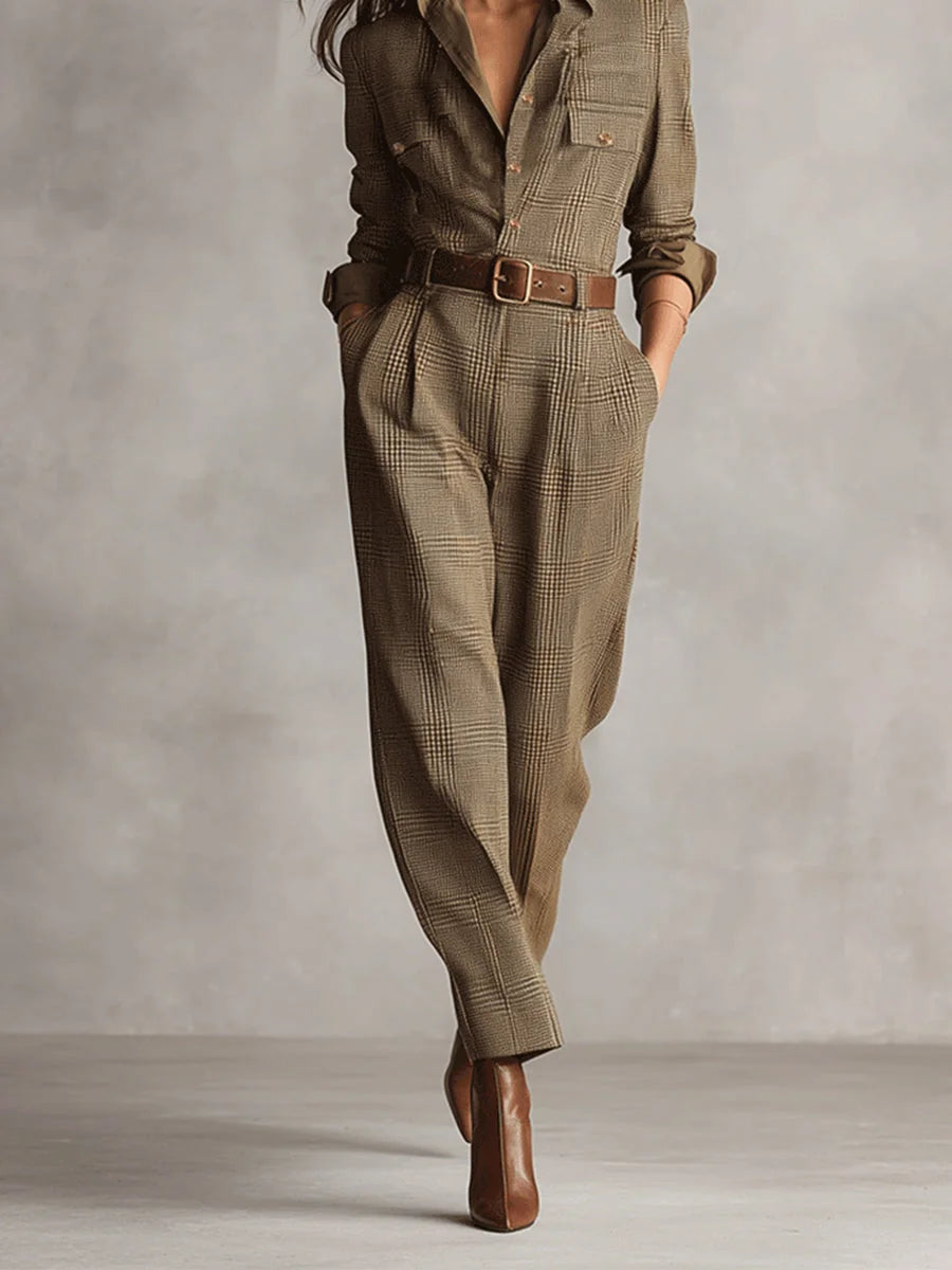 Célia - Belted Wide-Leg Jumpsuit
