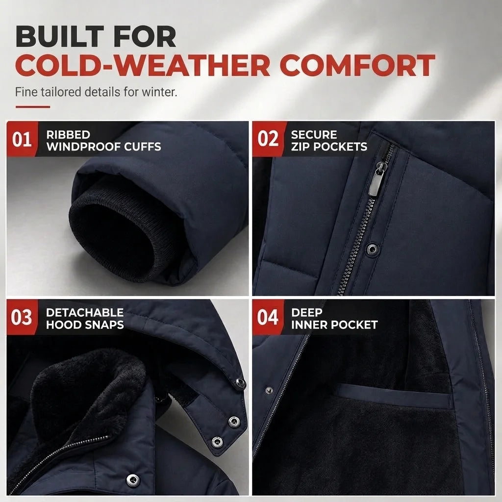 Calvin - Hooded Padded Winter Jacket