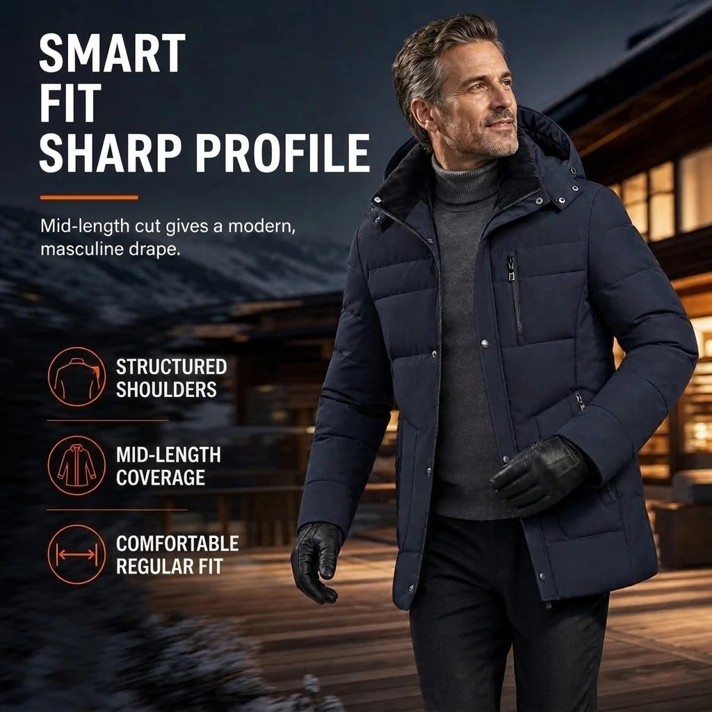 Calvin - Hooded Padded Winter Jacket