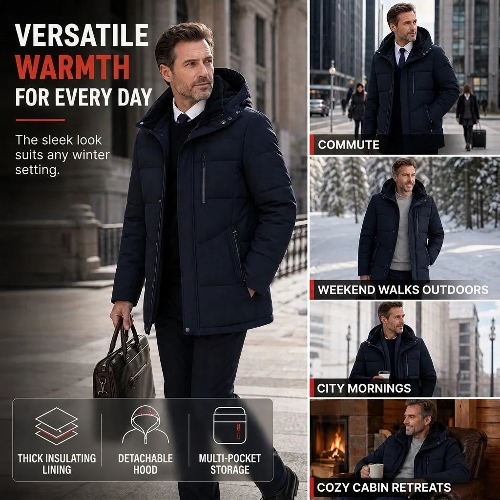 Calvin - Hooded Padded Winter Jacket