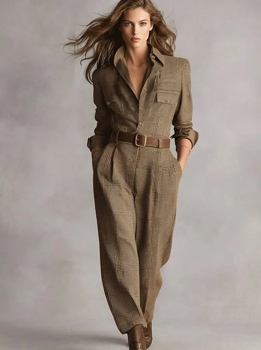 Célia - Belted Wide-Leg Jumpsuit