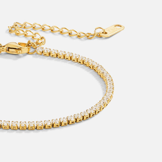Hazel - Gold Tennis Bracelet