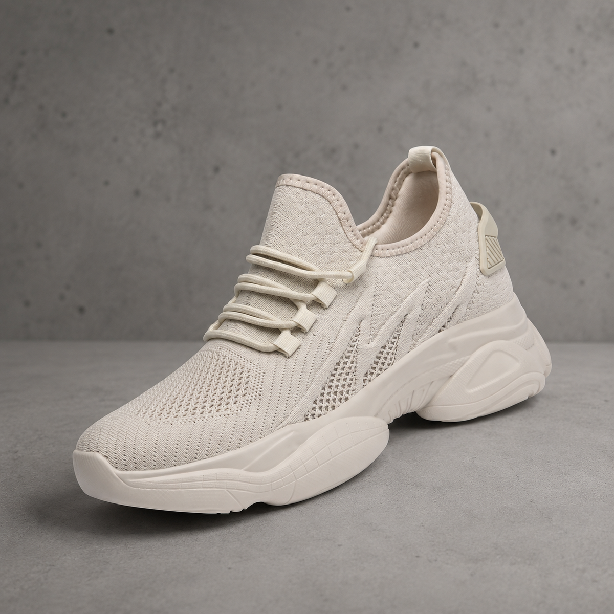 Carolyn - Hidden-Lift Knit Sneakers