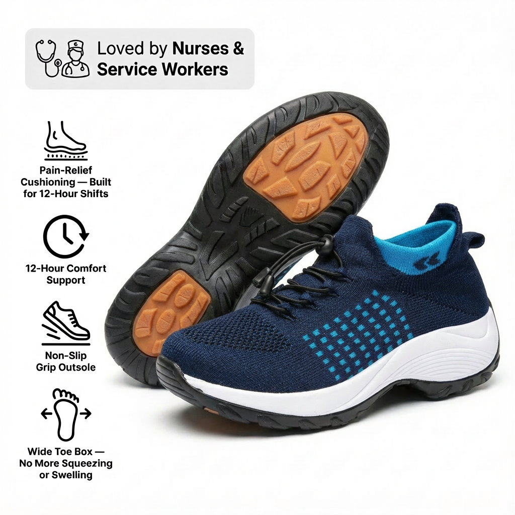 Air-Cushioned 12-Hour Shift Shoes