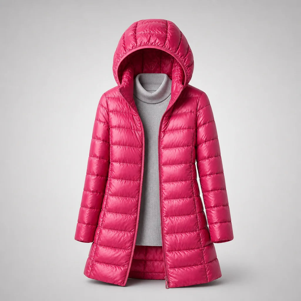 Sasha - Ultralight Down Jacket - Pink