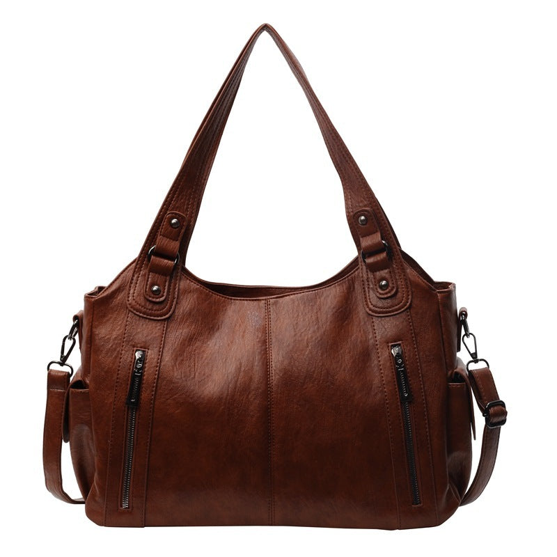 Rae - Classic Leather Handbag
