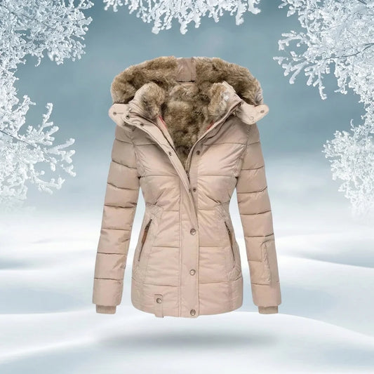 Edna - Faux Fur Hooded Puffer Jacket