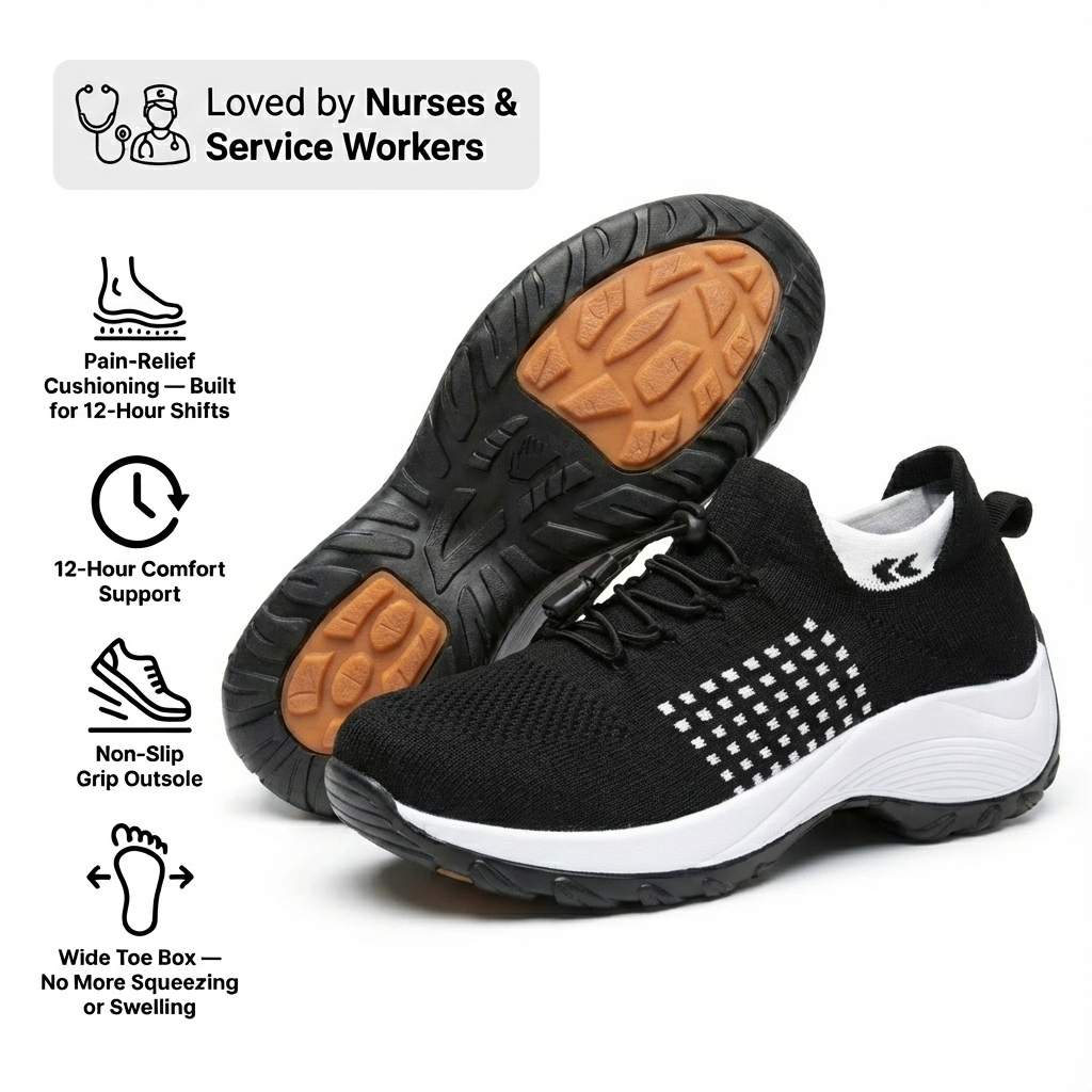 Air-Cushioned 12-Hour Shift Shoes
