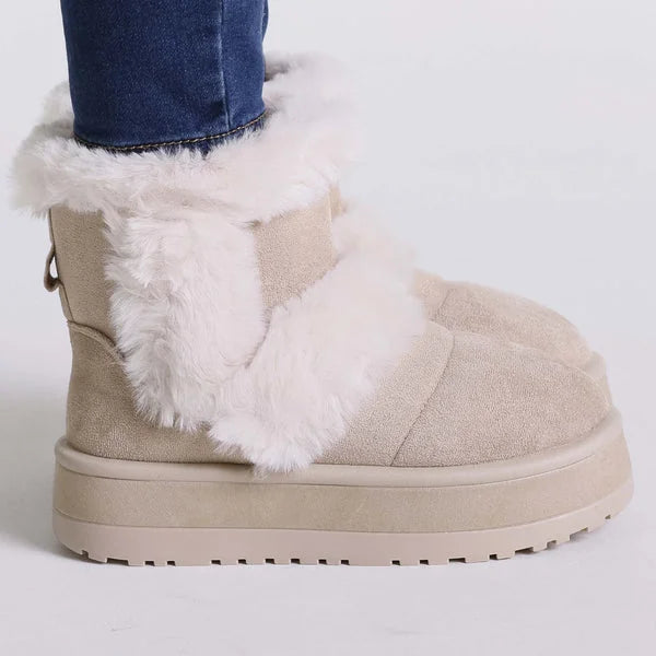 Janice - Faux-Fur Platform Boots