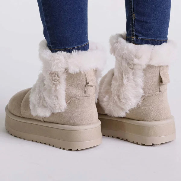 Janice - Faux-Fur Platform Boots