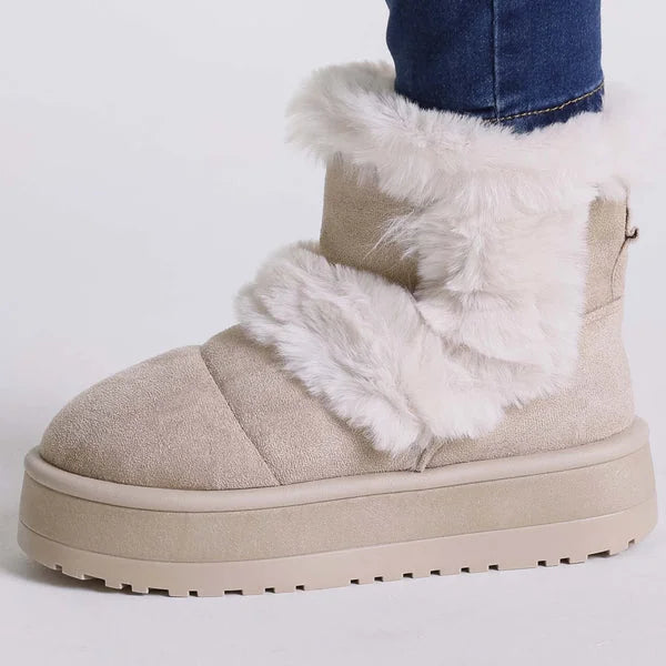 Janice - Faux-Fur Platform Boots