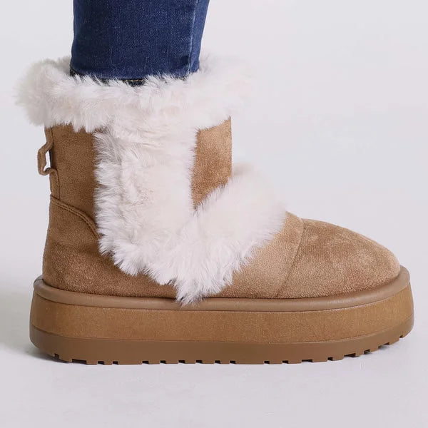 Janice - Faux-Fur Platform Boots