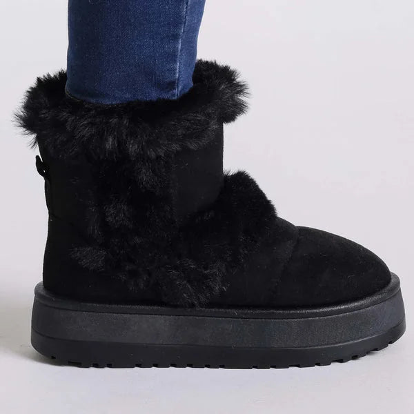 Janice - Faux-Fur Platform Boots