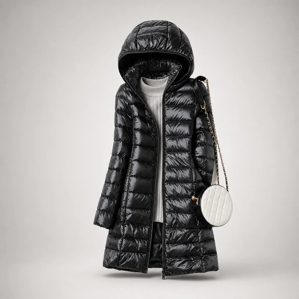 Sasha - Ultralight Down Jacket - Black