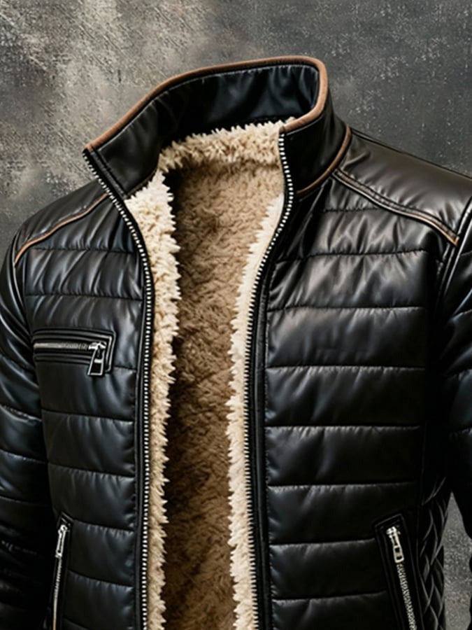 Parker - High-Collar Quilted Jacket