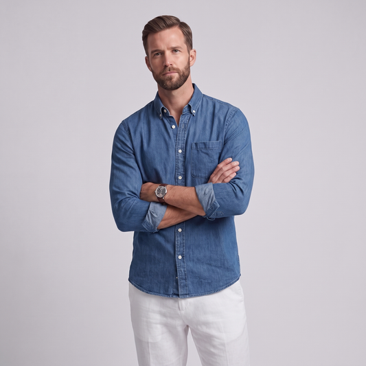 Marcus | Chest Pocket Casual Shirt