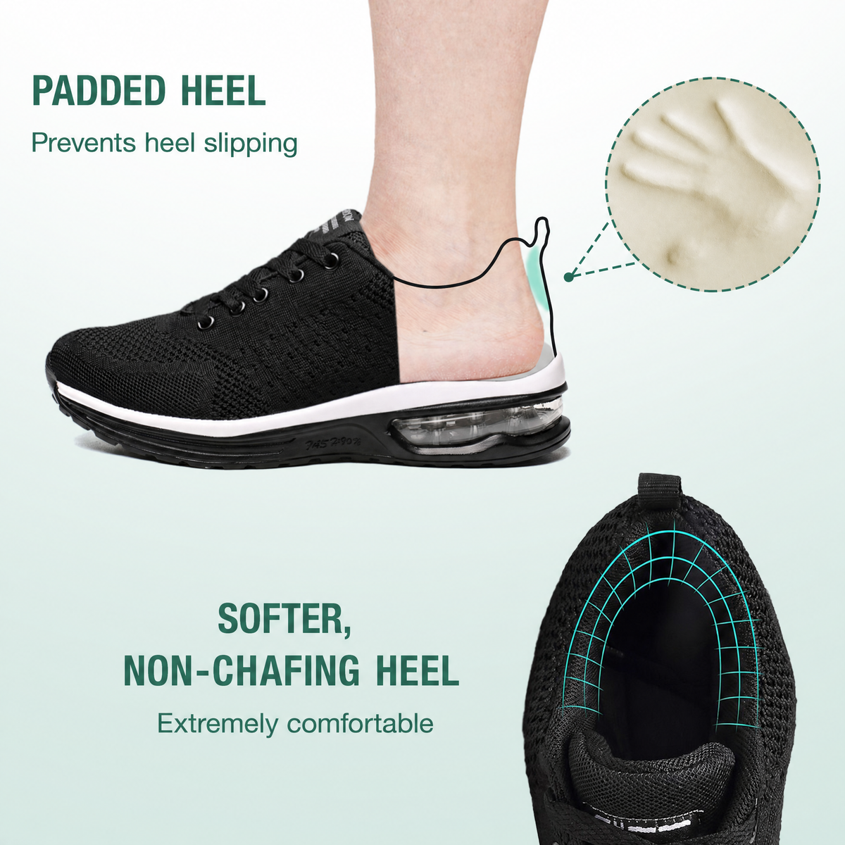 All-Black Comfort Shoes