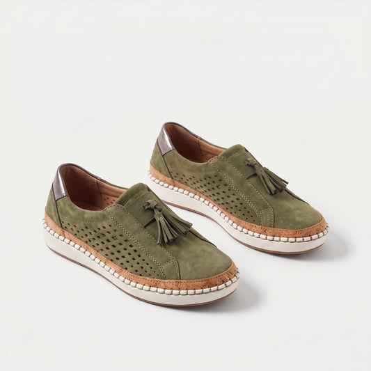 Orthopedic Slip-On Sneakers with Cushioned Insole