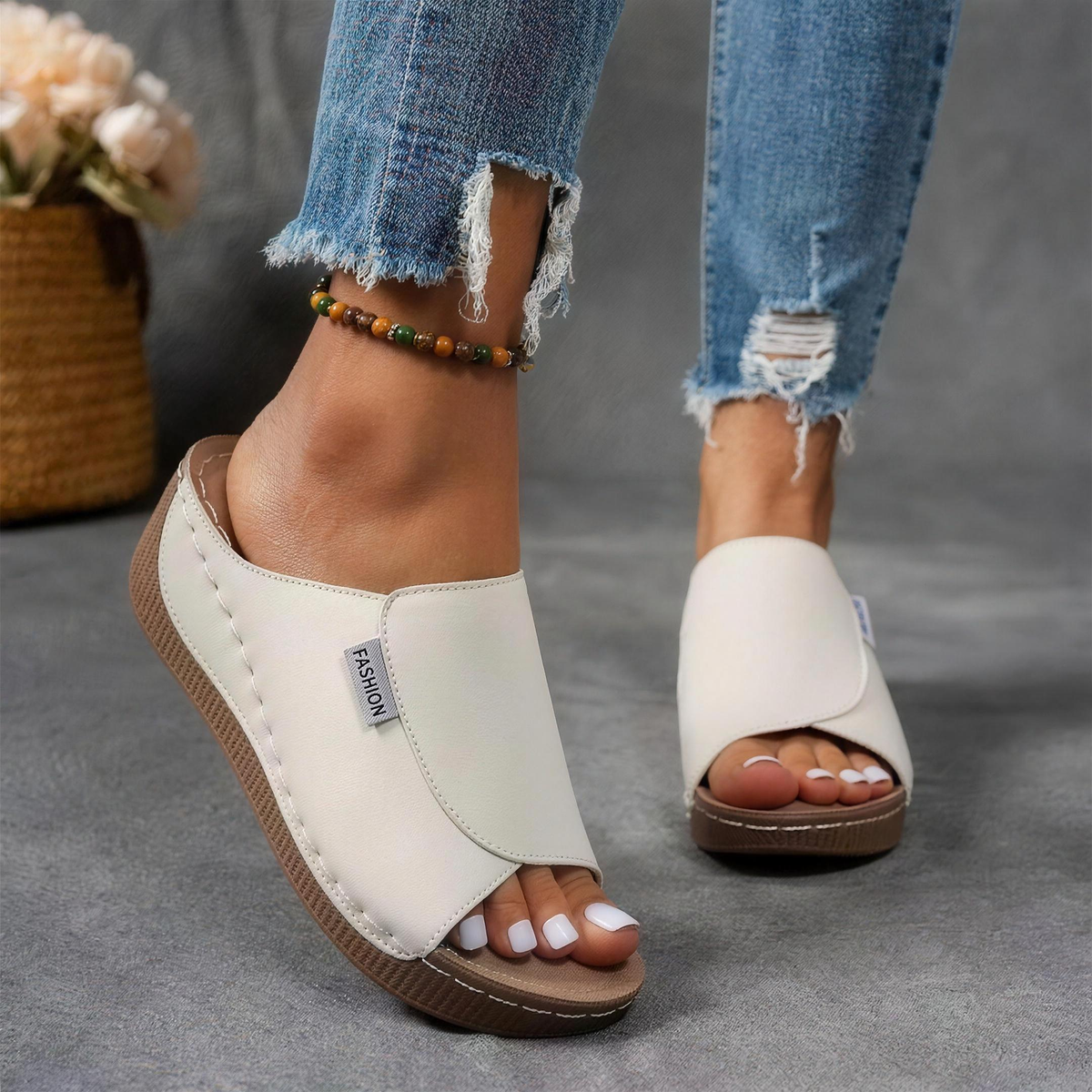 Bailey - Arch Support Wedge Sandals