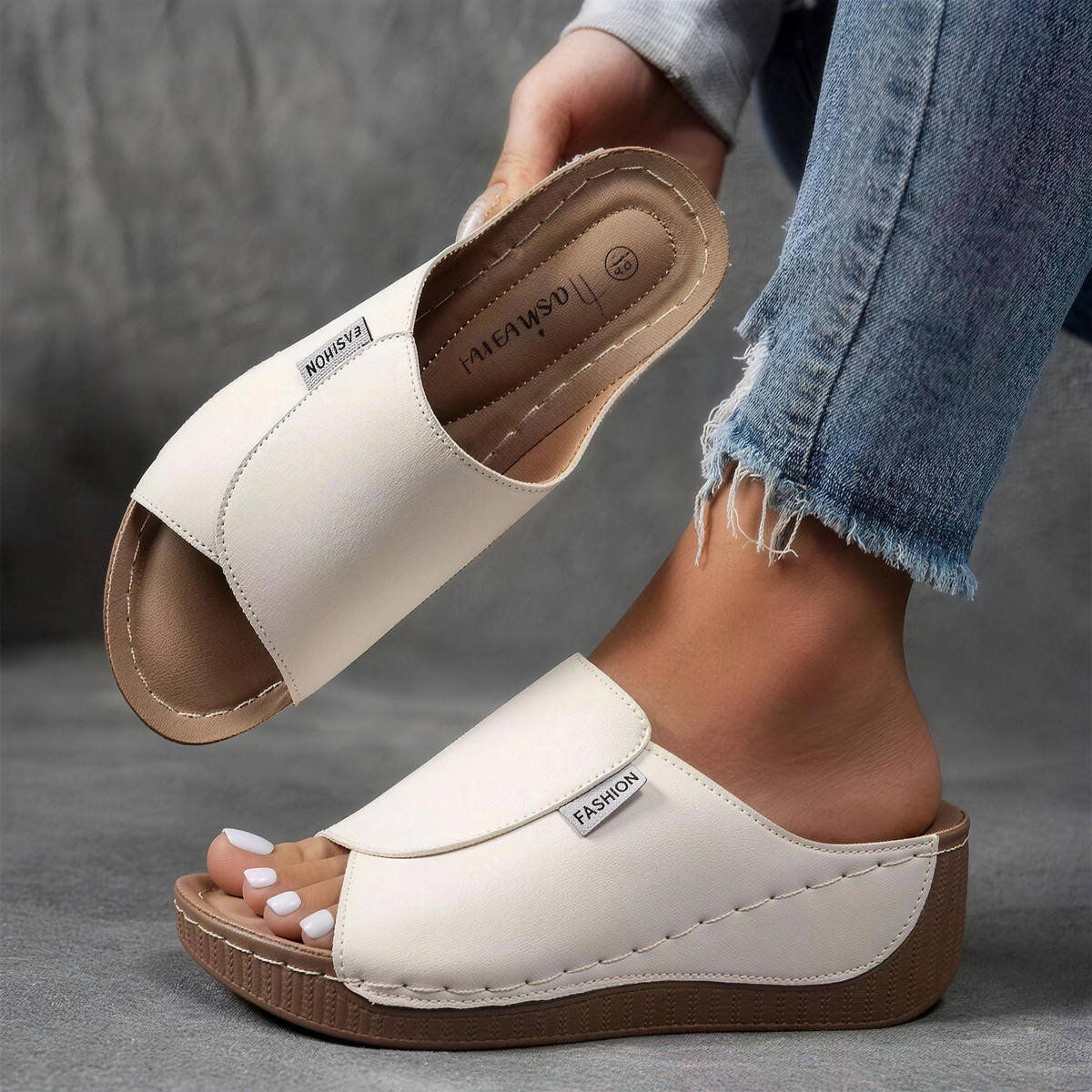 Bailey - Arch Support Wedge Sandals
