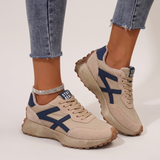 Beige & Navy