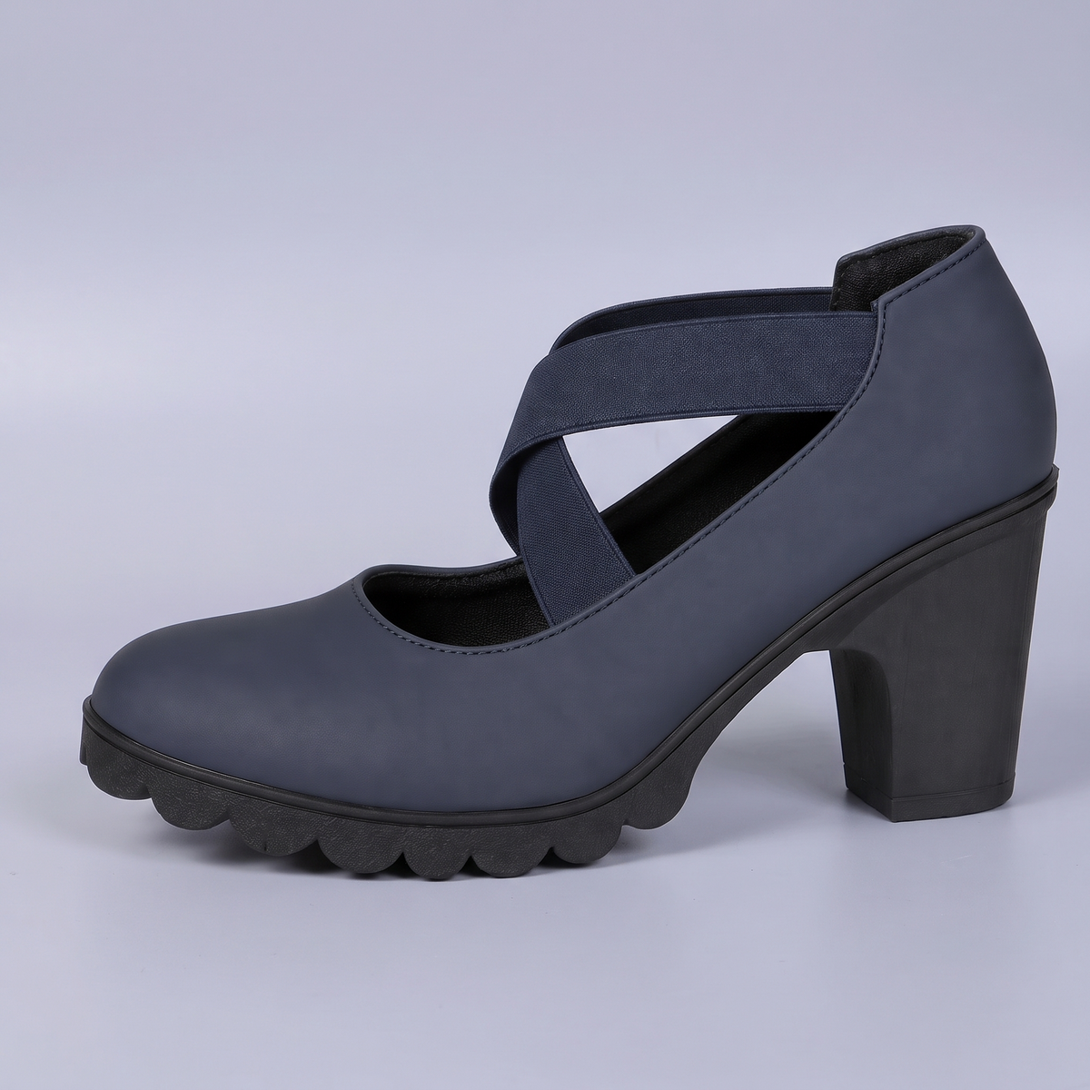 Jacqueline - Crisscross Strap Mary Jane Heels