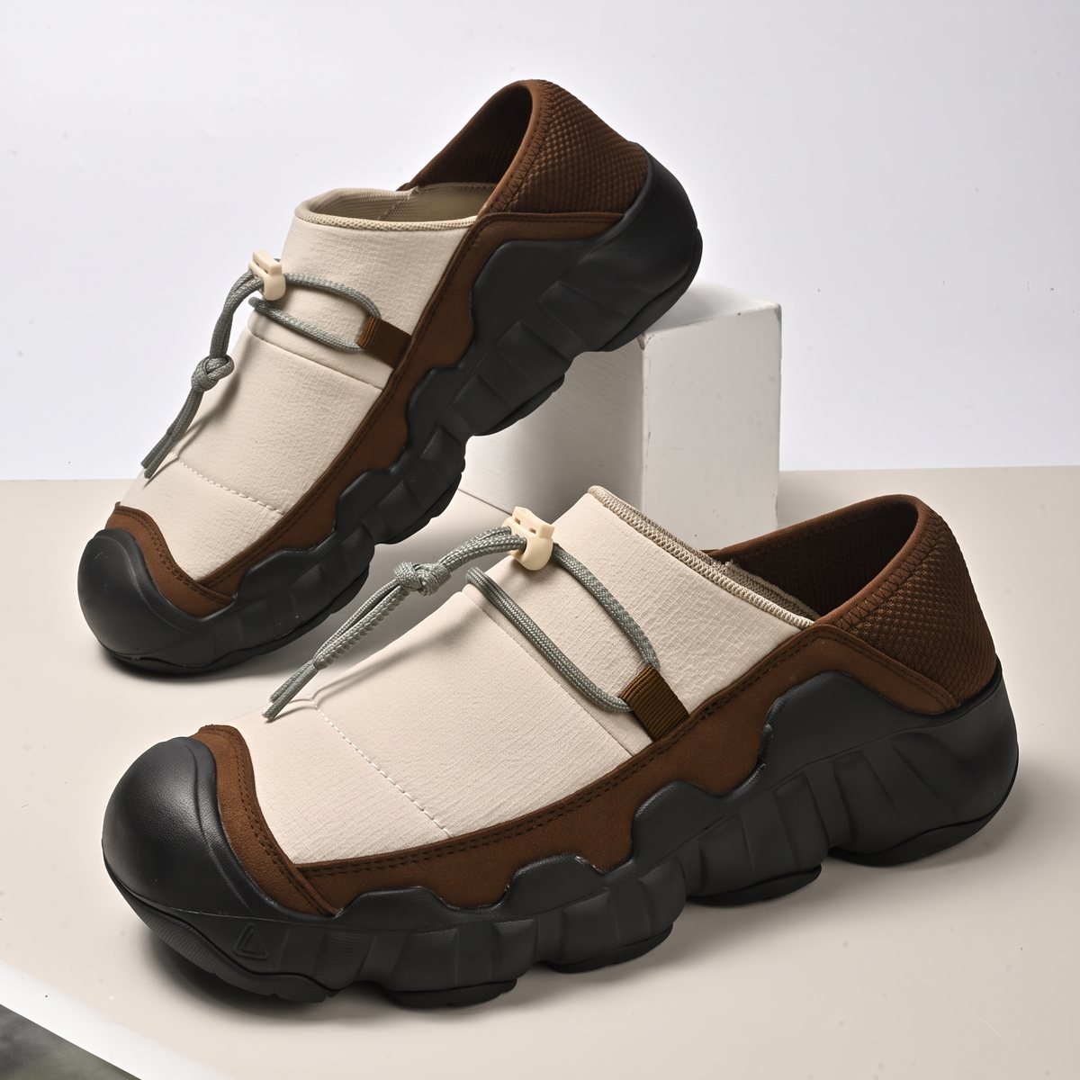 Olive - Slip-On Canvas Sneakers