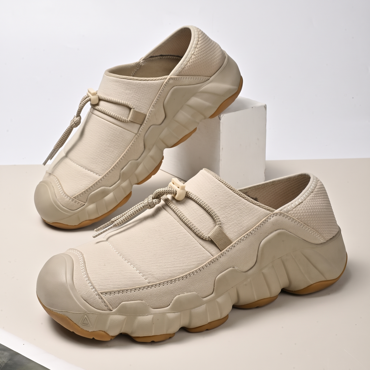 Olive - Slip-On Canvas Sneakers